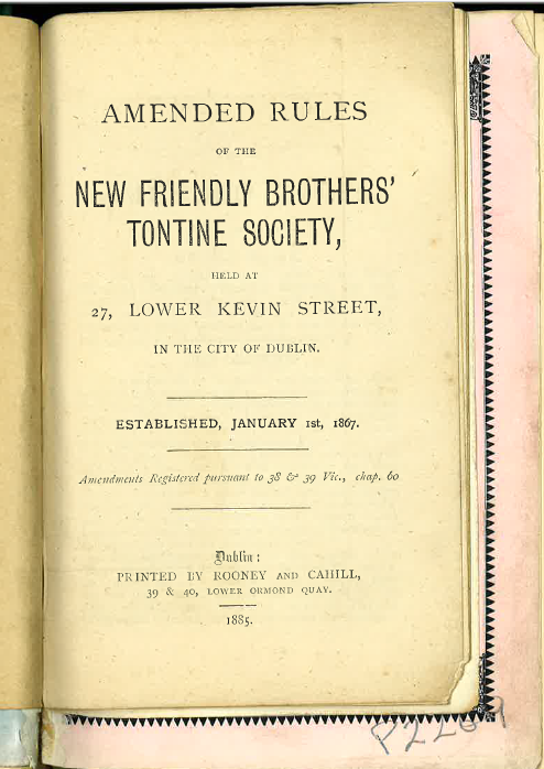 New Friendly Brothers Tontine Society